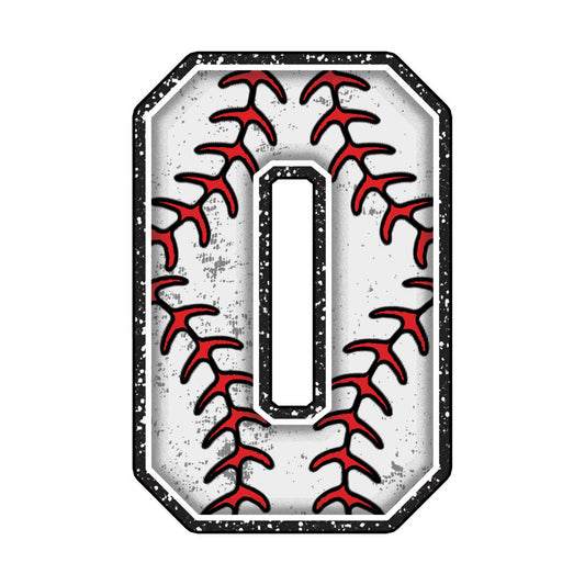 Baseball Alphabet Fabric Panel 25