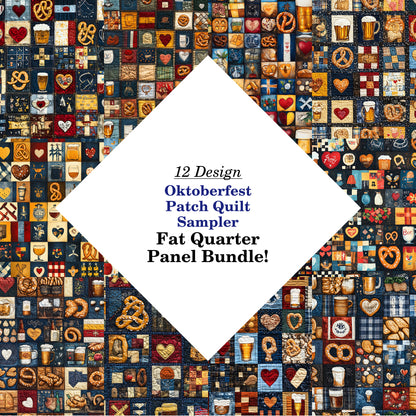 Oktoberfest Patch Quilt Sampler Fat Quarter Bundle