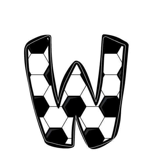 Soccer Alphabet Fabric Panel 22