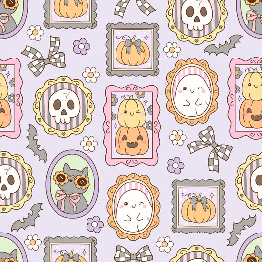 Spooky Frames Pattern 1 Quilting Cotton Fabric