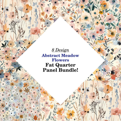 Abstract Meadow Flowers Fat Quarter Bundle
