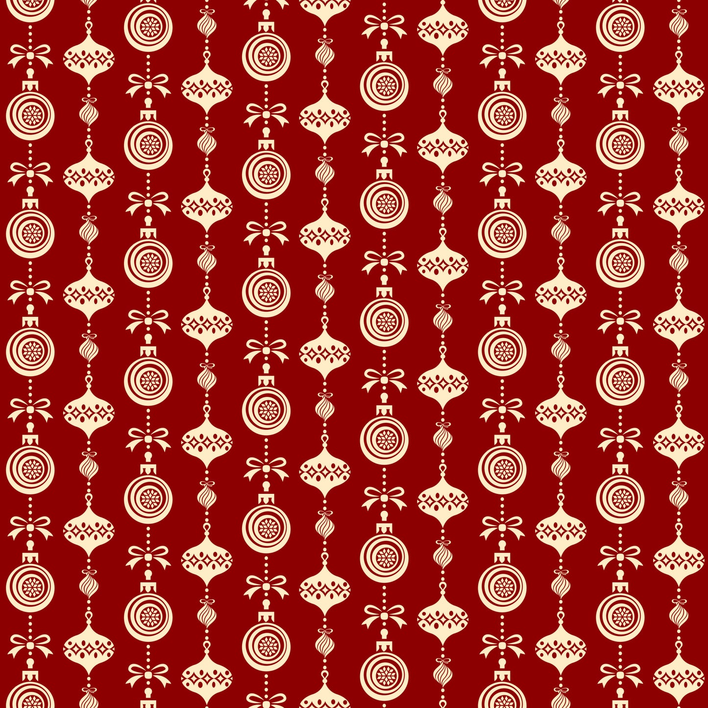 Christmas Love Pattern 6 Quilting Cotton Fabric