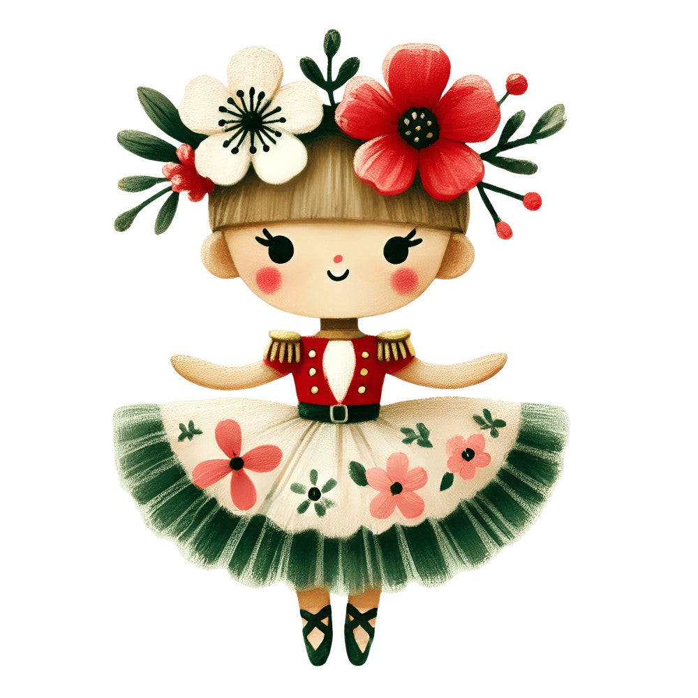 Nutcracker Ballet Fabric Panel 97