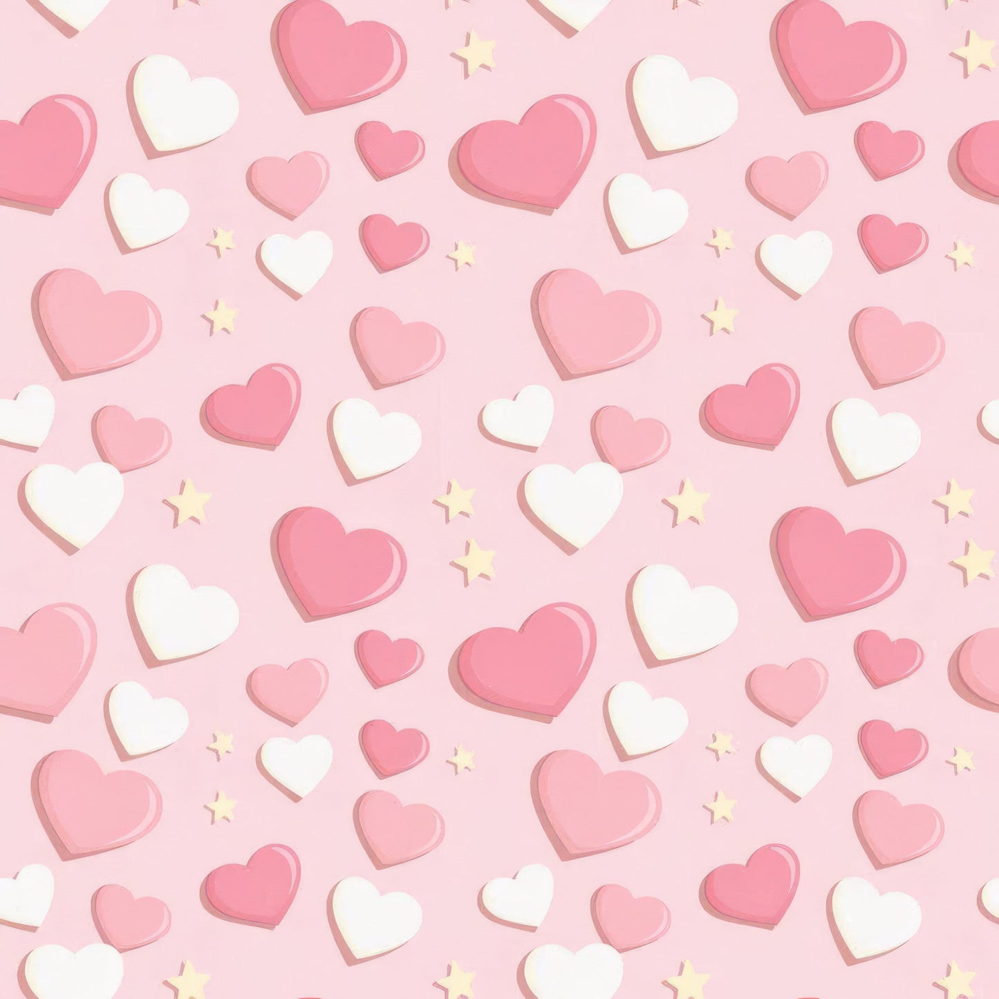 Daily Deal: Soft Pink Baby Girl Pattern 4 Quilting Cotton Fabric - 45" x 1 Yard"