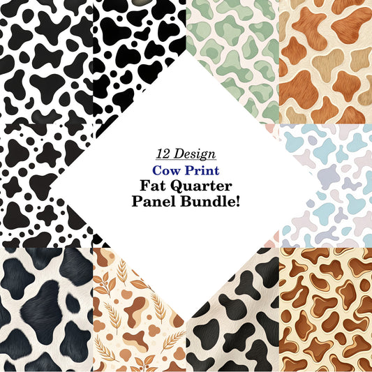 Cow Print Fat Quarter Bundle