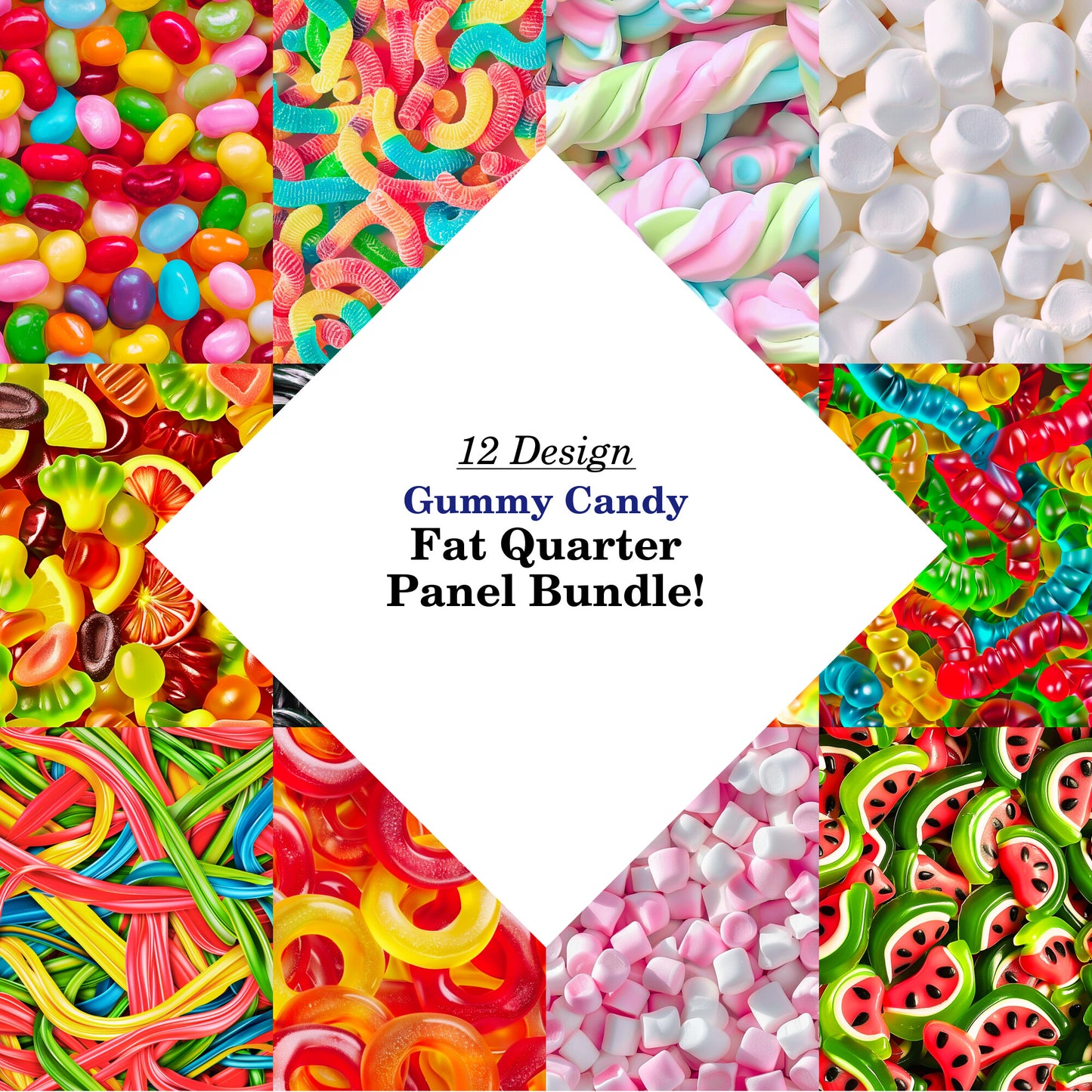 Gummy Candy Fat Quarter Bundle