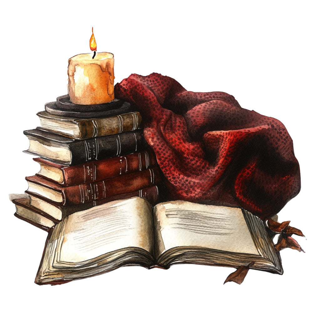 Dark Academia Fabric Panel 18