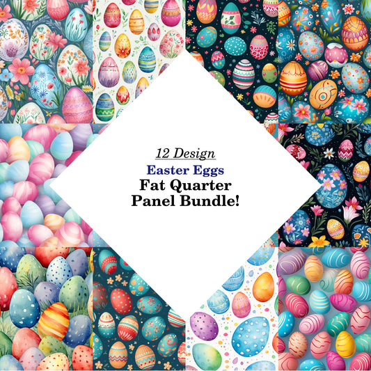 Easter Eggs Fat Quarter Bundle