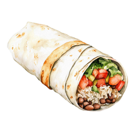 Mexican Food Fabric Panel 3