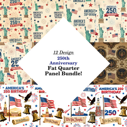 250th Anniversary Fat Quarter Bundle