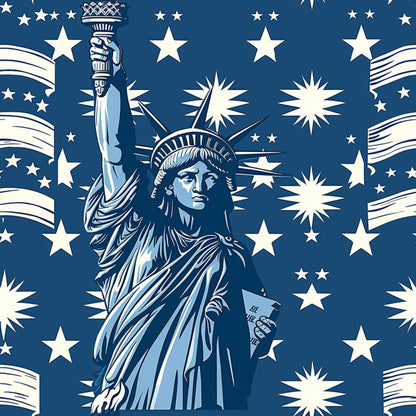 Independence Day Pattern 10 Quilting Cotton Fabric