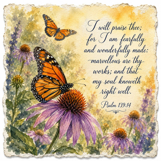 Inspirational Verses Fabric Panel 79