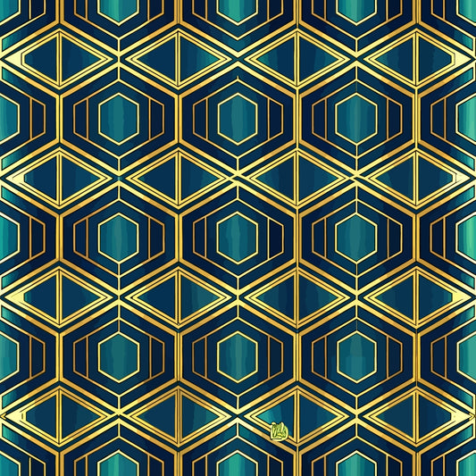Art Deco Pattern 21 Quilting Cotton Fabric