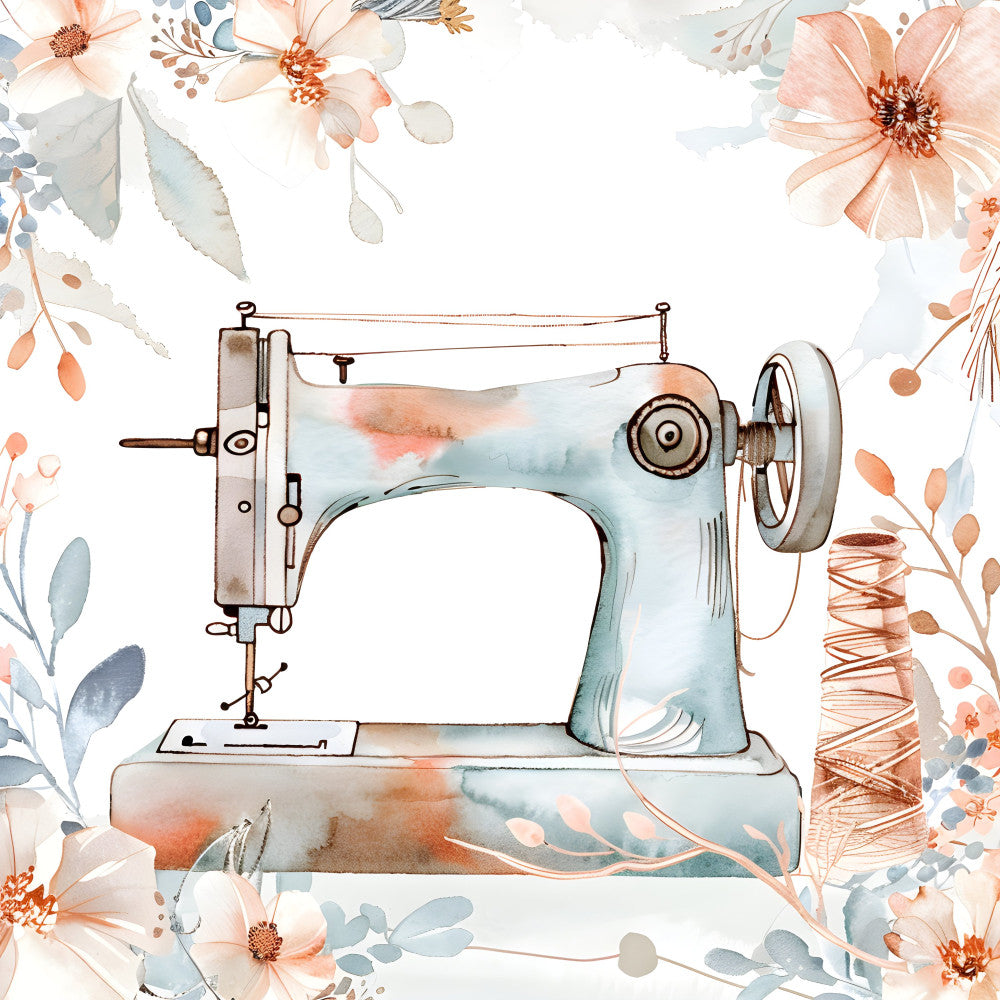 Sew Sweet Sewing Fabric Panel 9