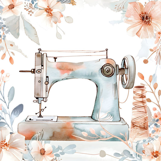 Sew Sweet Sewing Fabric Panel 9