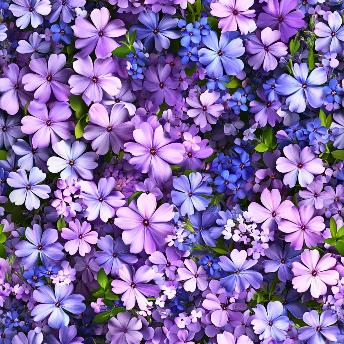 Daily Deal: Realistic Flowers Pattern 39 Quilting Cotton Fabric - 45" x 6 Yards"