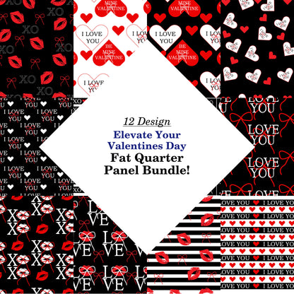 Elevate Your Valentines Day Fat Quarter Bundle
