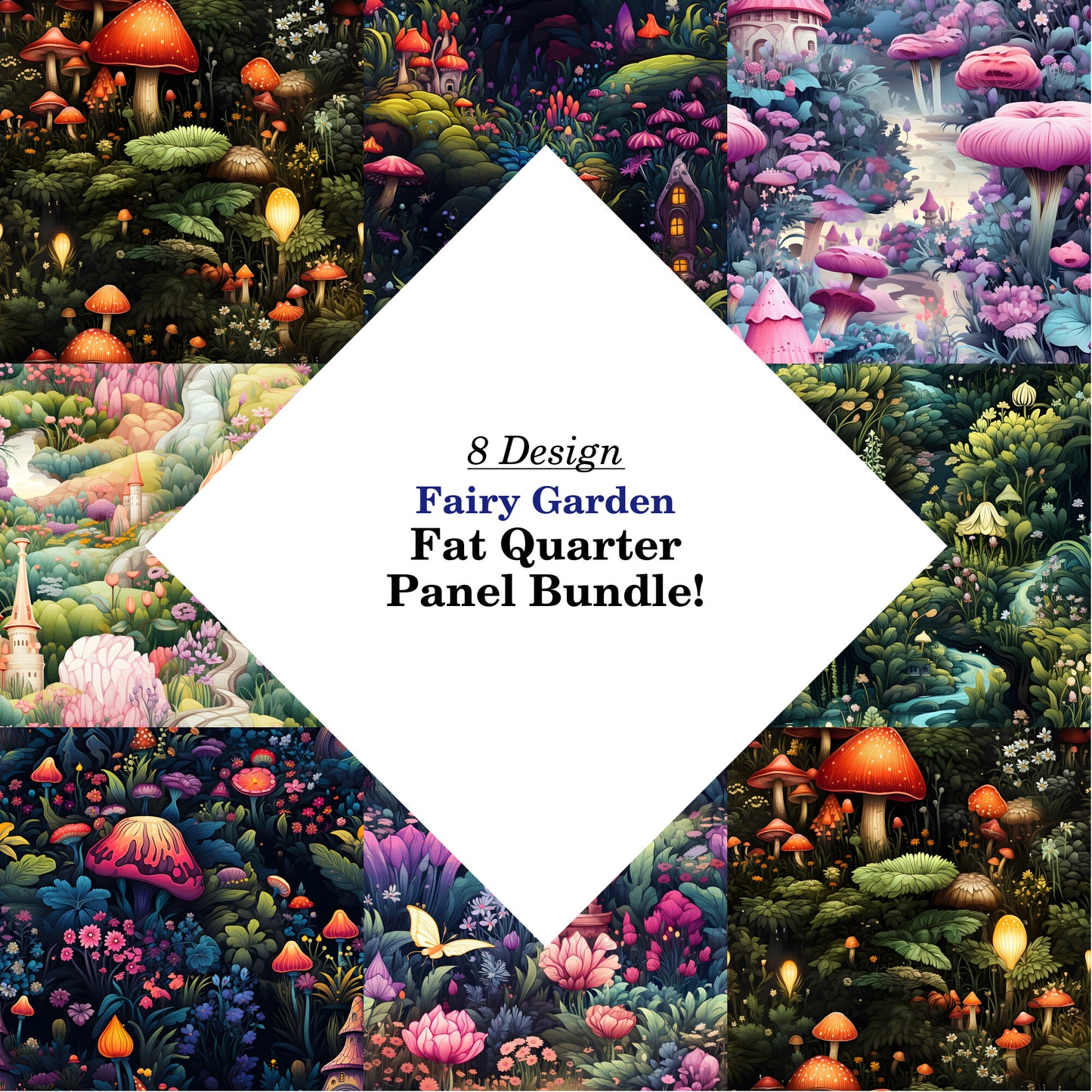 Fairy Garden Fat Quarter Bundle