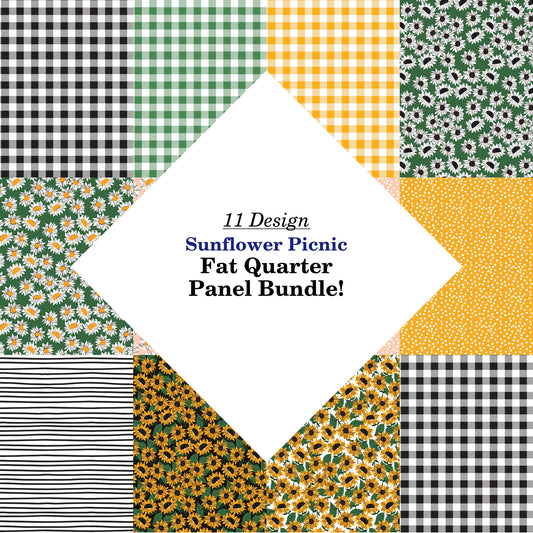 Sunflower Picnic Fat Quarter Bundle