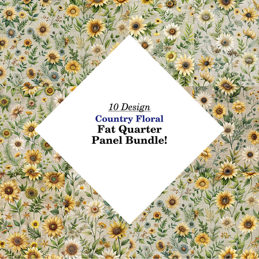 Country Floral Fat Quarter Bundle
