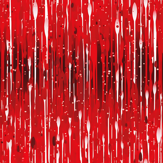Daily Deal: Dripping Red Liquid Pattern 4 Quilting Cotton Fabric - 45" x 2 Yards"