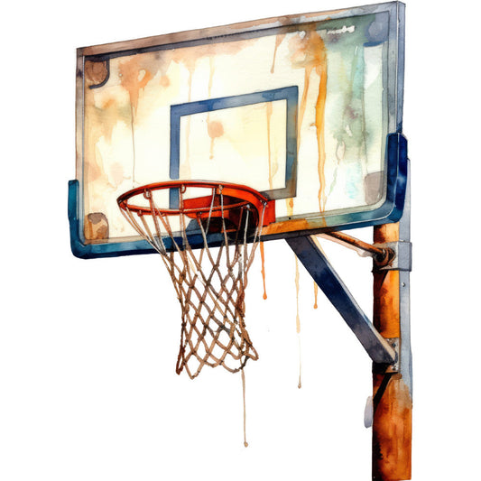 Basketball Game Fabric Panel 19