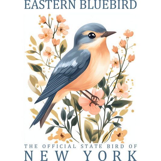 State Bird Poster Fabric Panel 37