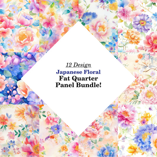 Japanese Floral Fat Quarter Bundle
