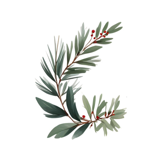 Christmas Element Fabric Panel 37