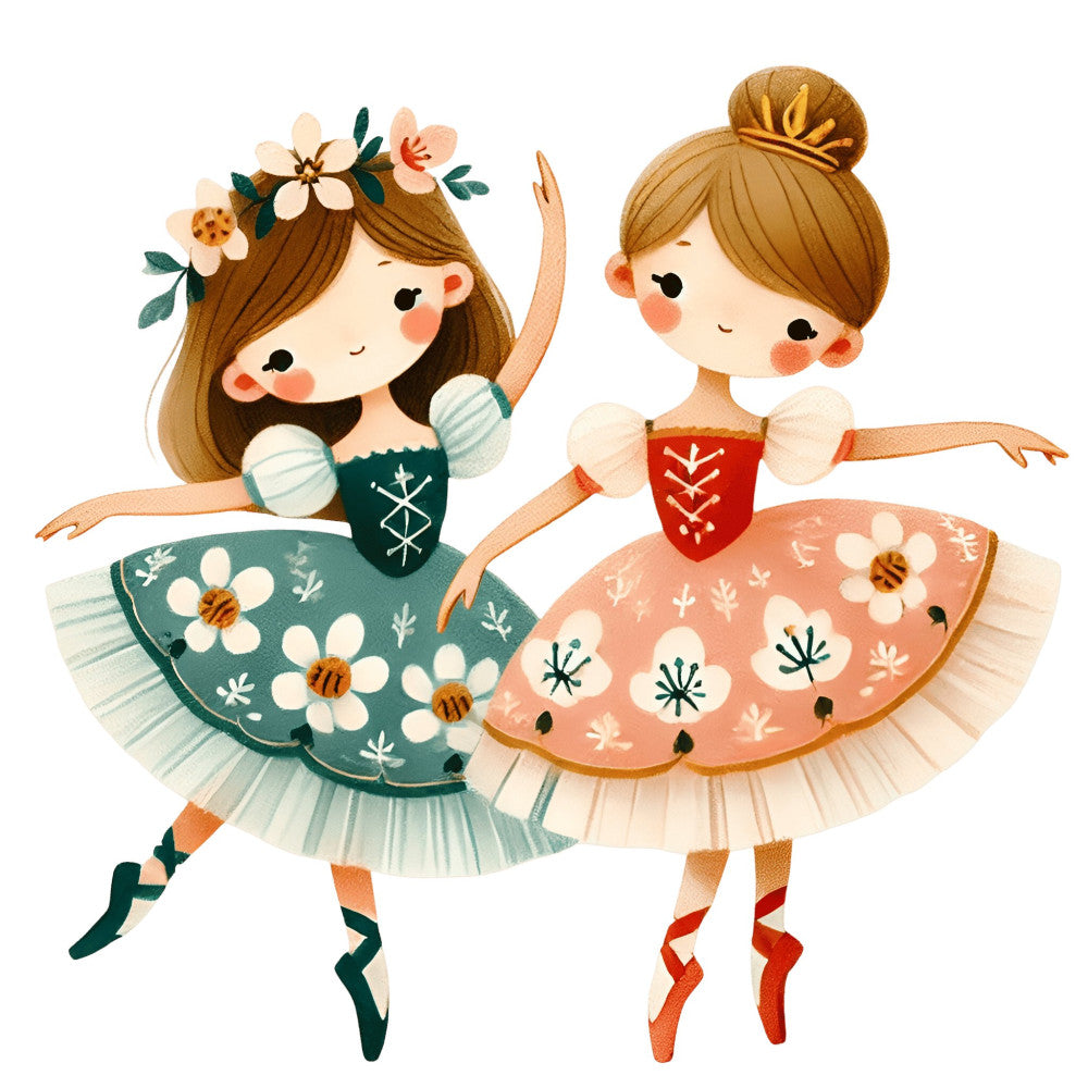 Nutcracker Ballet Fabric Panel 56