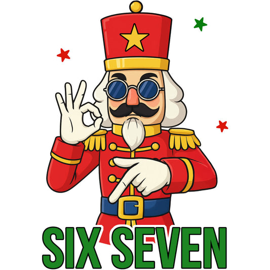 Six Seven Christmas Fabric Panel 1