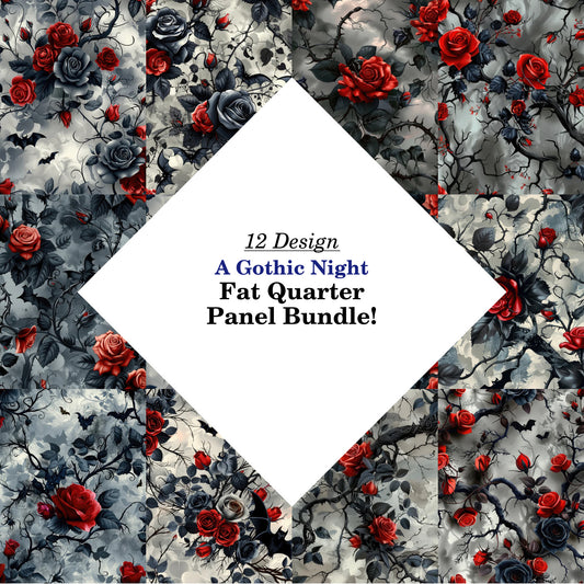 A Gothic Night Fat Quarter Bundle