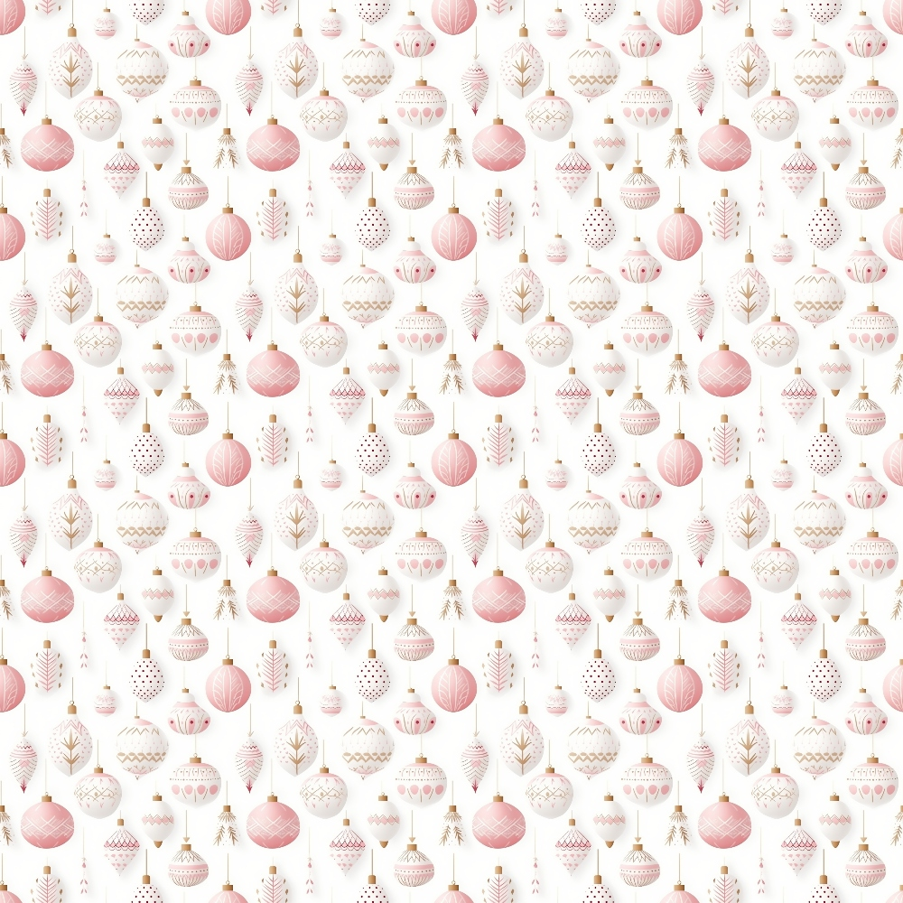 Daily Deal: Pink Christmas Pattern 13 Quilting Cotton Fabric - 45" x 1 Yard"