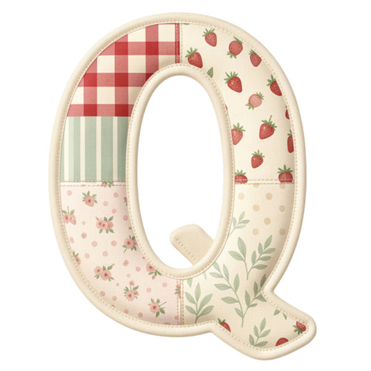 Strawberry Patchwork Fabric Panel 31