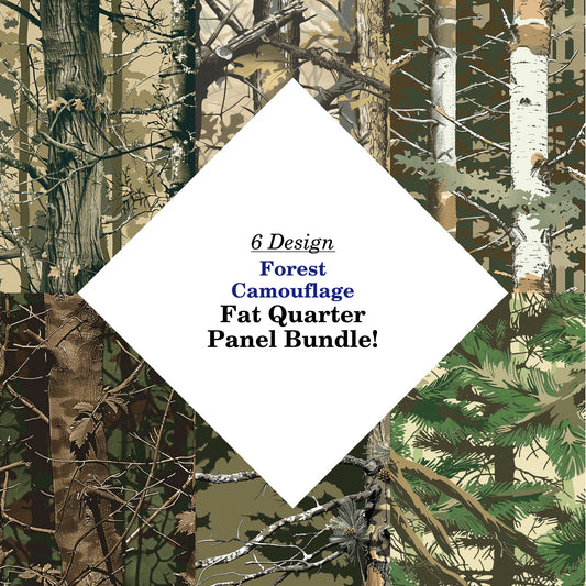Forest Camouflage Fat Quarter Bundle