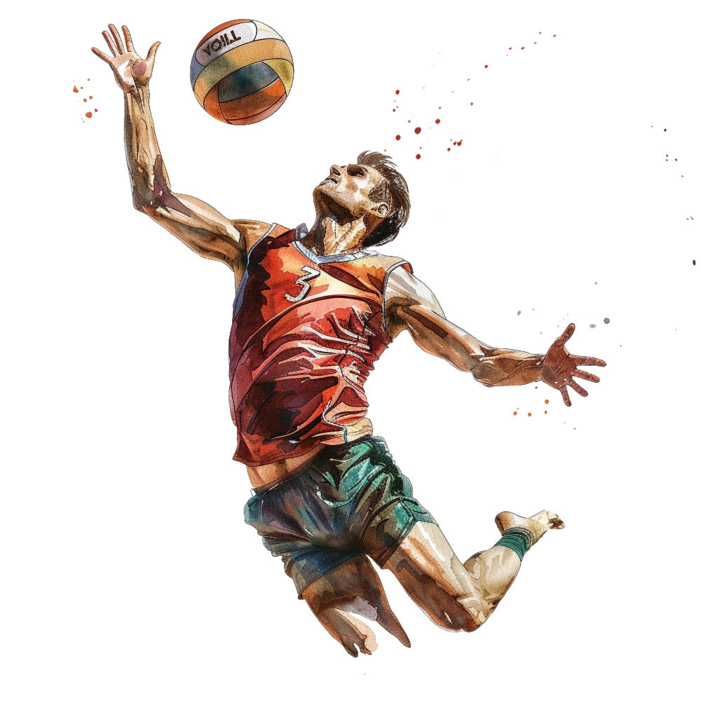 Beach Volleyball Fabric Panel 11