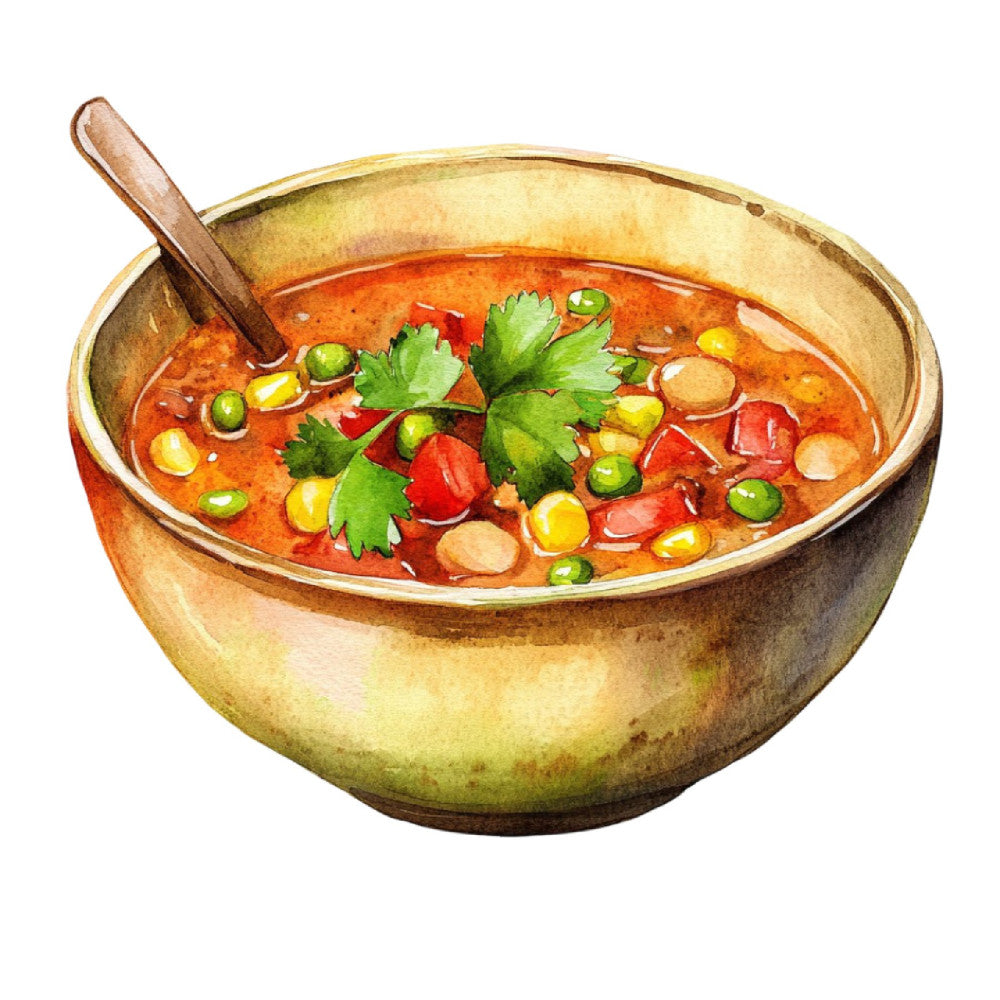 Mexican Food Fabric Panel 22