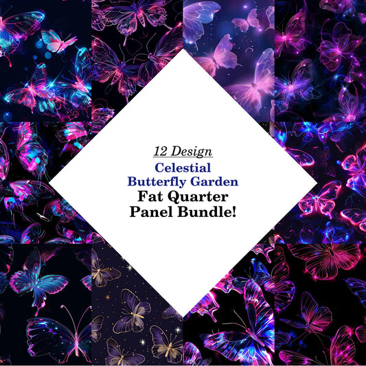 Celestial Butterfly Garden Fat Quarter Bundle