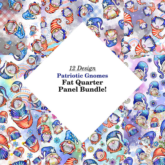 Patriotic Gnomes Fat Quarter Bundle