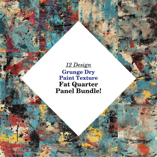 Grunge Dry Paint Texture Fat Quarter Bundle