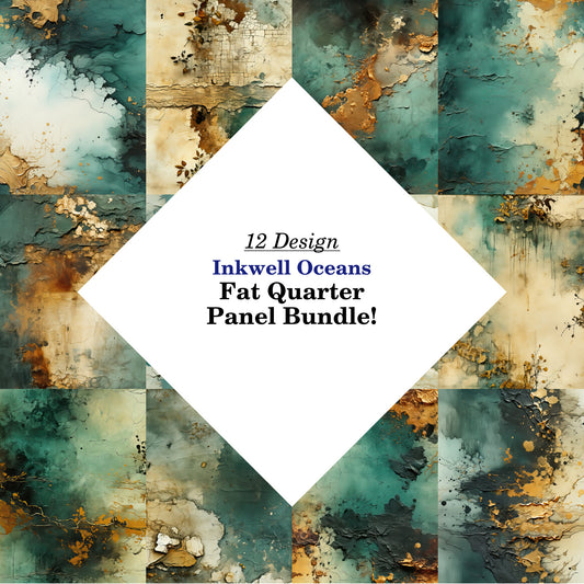 Inkwell Oceans Fat Quarter Bundle