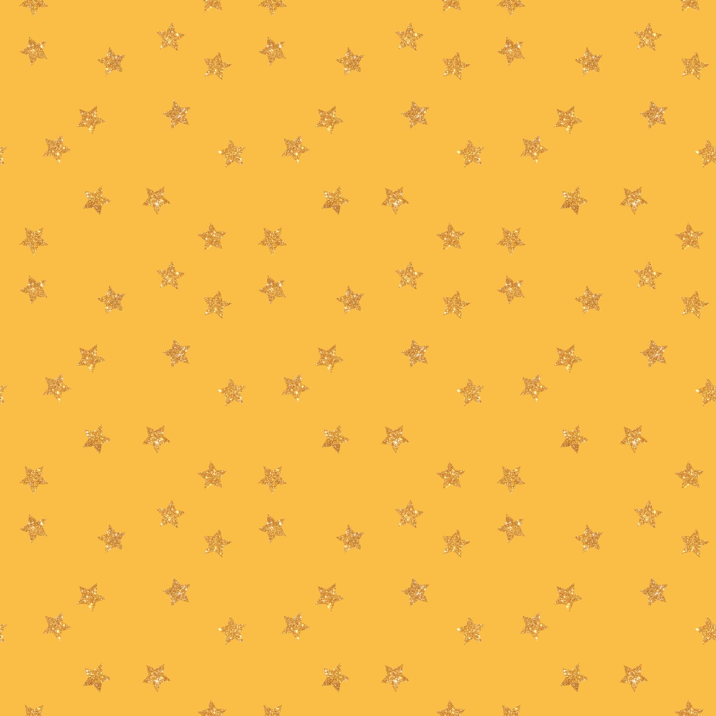 golden yellow, mustard background, glitter stars, metallic stars, star pattern, scattered stars, geometric design, repeating pattern, quilting cotton, fabric panel, celebration theme, sparkly texture, festive pattern, constellation motif, celestial design, crafting fabric, sewing material