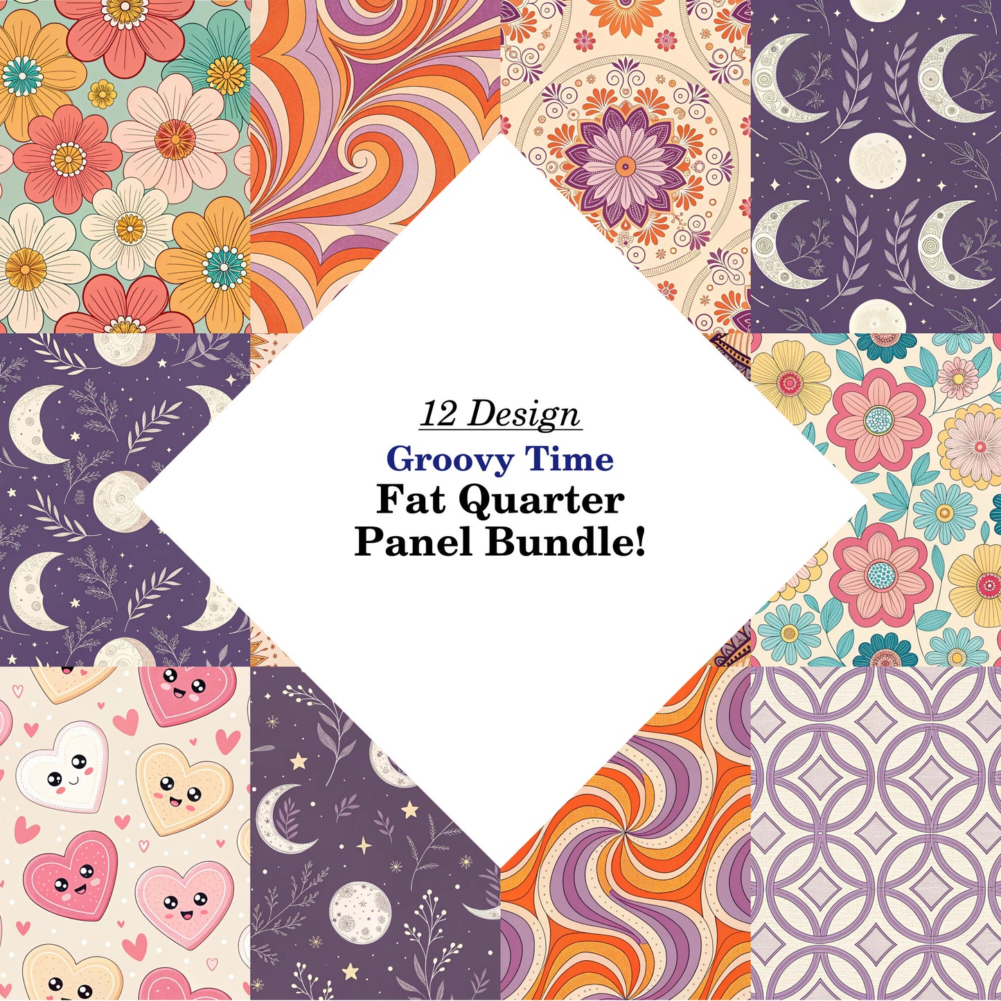 Groovy Time Fat Quarter Bundle