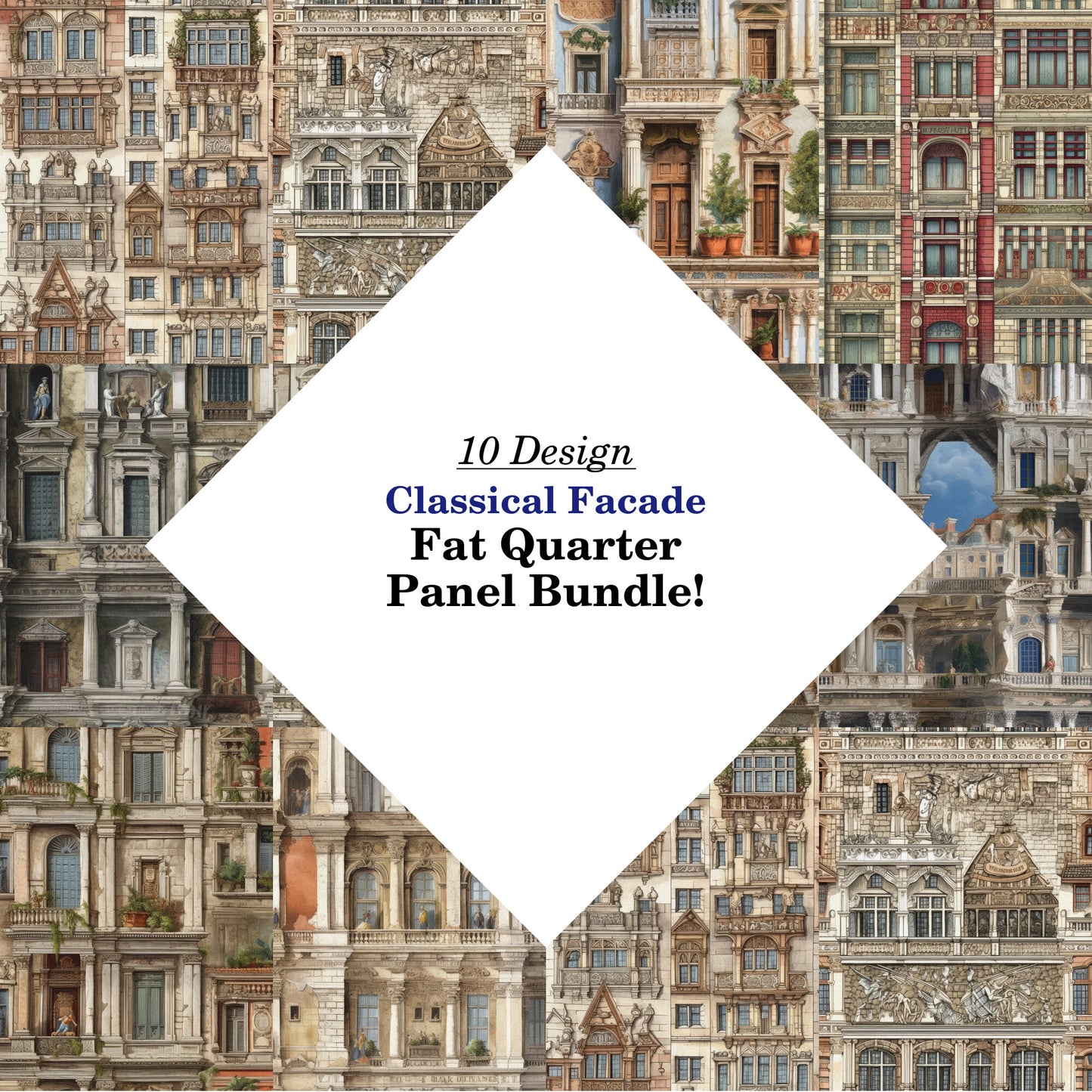 Classical Facade Fat Quarter Bundle