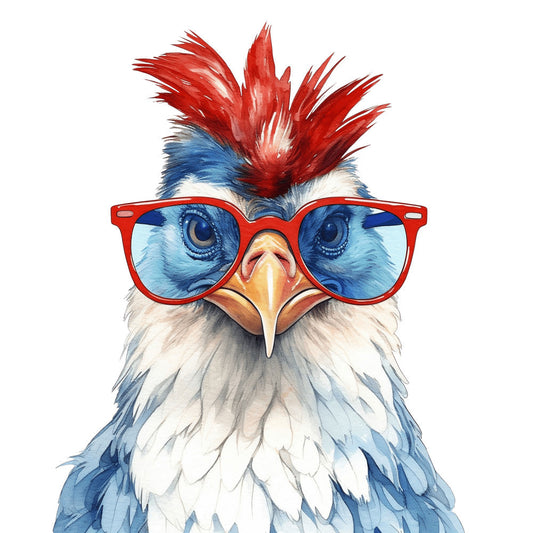 American Rooster Fabric Panel 9