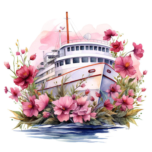 Cruise Ships Fabric Panel 18