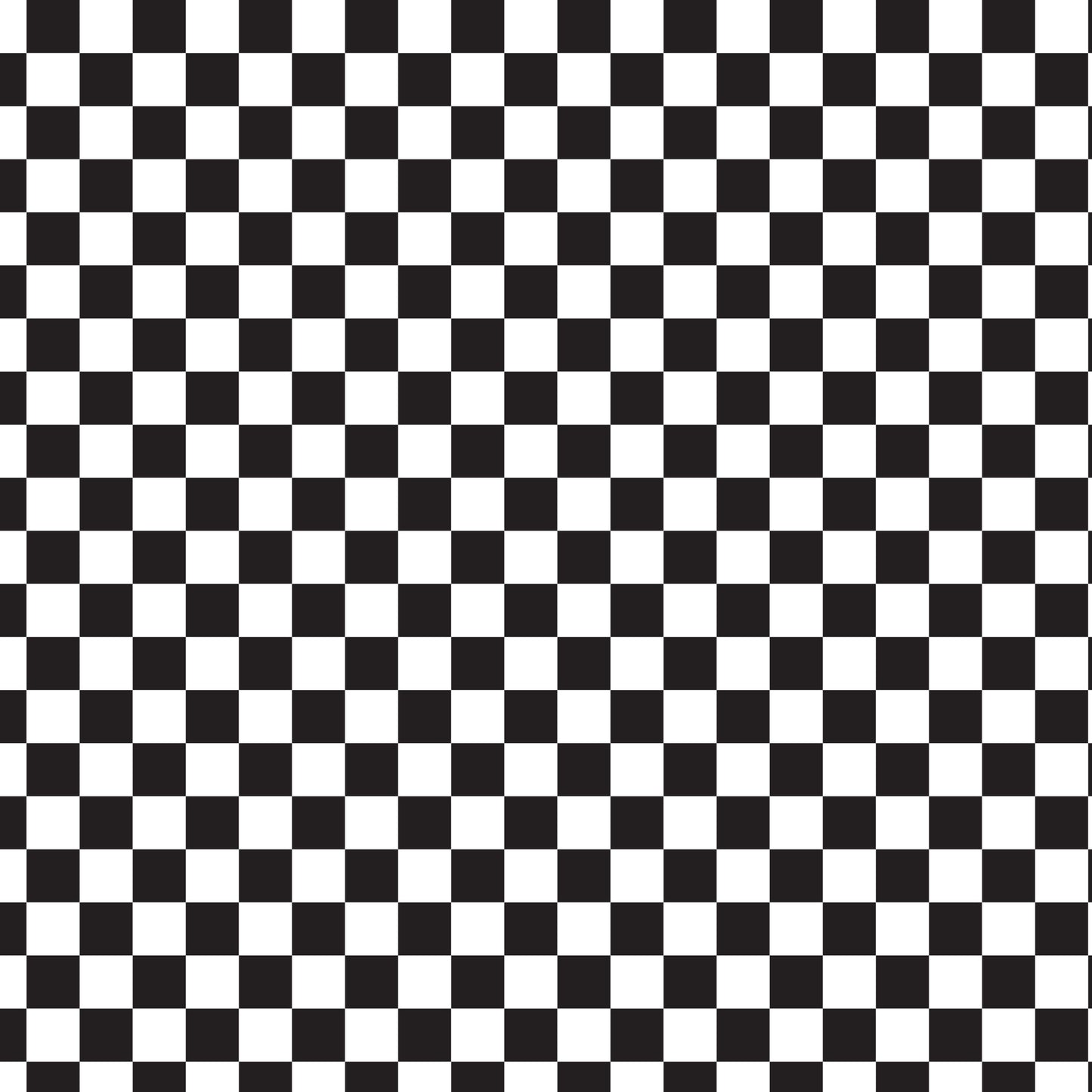 black, white, checkerboard, checkered pattern, geometric, retro, 1950s style, diner theme, alternating squares, high contrast, monochrome, racing flag, quilting cotton, fabric panel, mid-century, nostalgic, restaurant decor, vintage aesthetic, square grid