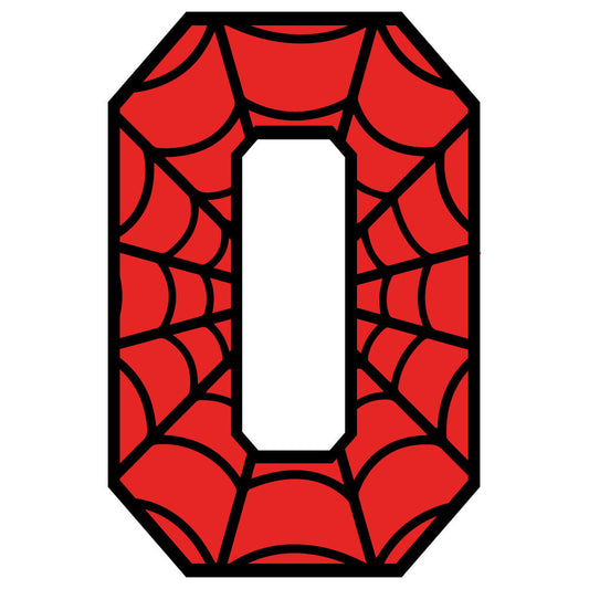 Spider Alphabet Fabric Panel 7