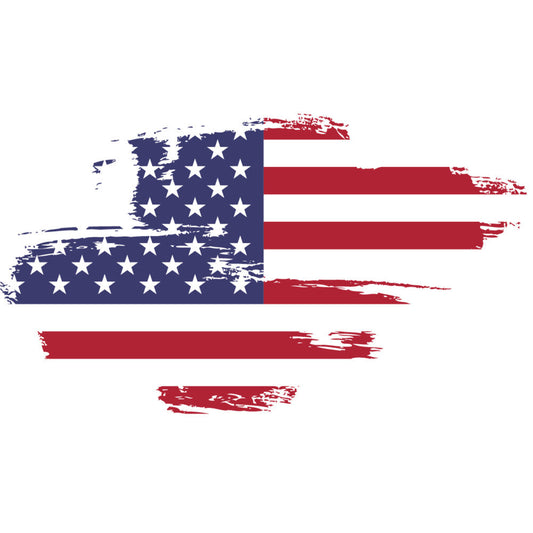American Flag Icons Fabric Panel 8