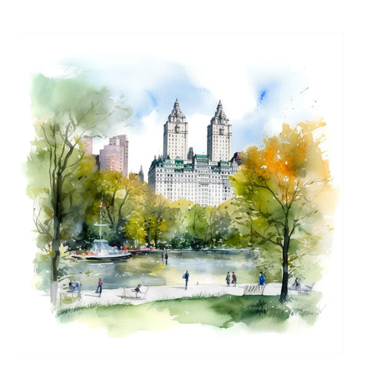 New York Landmarks Fabric Panel 19